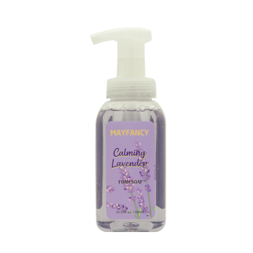 calming lavender foam soap for cleaning at home