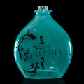 Luz - garrafa de vidro nova da lembrança da garrafa de 1000 ml do pulverizador azul