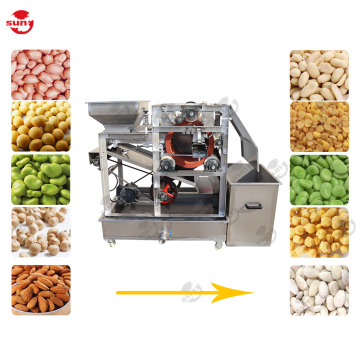 Stainless Steel Nut Peeler: Peanut, Cashew, Almond Peeling Machine