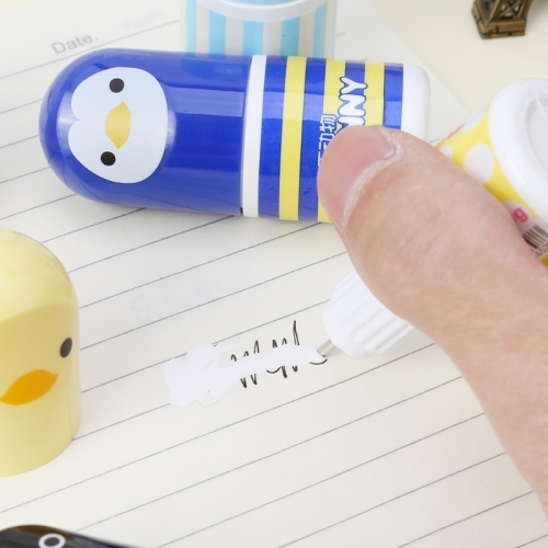 Cute Correction Fluid Tape Corrector Cartoon Correction Fluid Chicken School Supplies Stationery