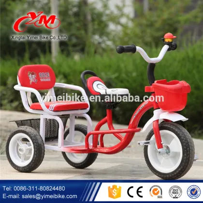 Baby walker trike children for toddlers/three wheel twins trike/two seats baby tricycle kids
