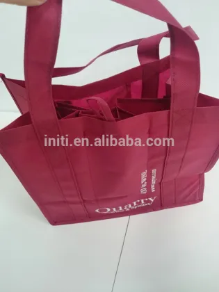 Top Wholesale Alibaba Wine Bag Six Cooler Six Bottle Bag For Wine Packing