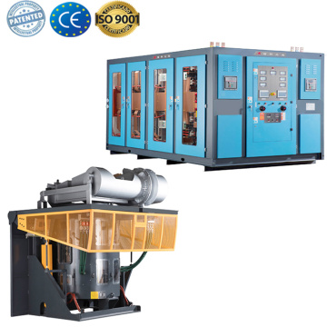 Small casting metal induction melting furnace