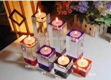 Transparent Shining crystal candle holder