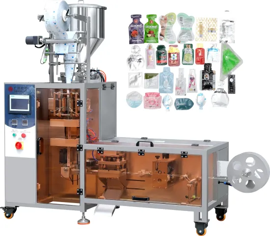 Automatic Cosmetic Filling Packaging Machine for Irregular Shape Sachet Liquids
