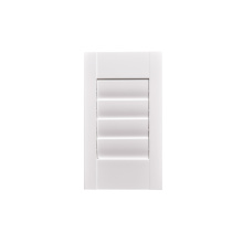 Жөнөтүлүүчү Louver жапкычты PVC терезеси