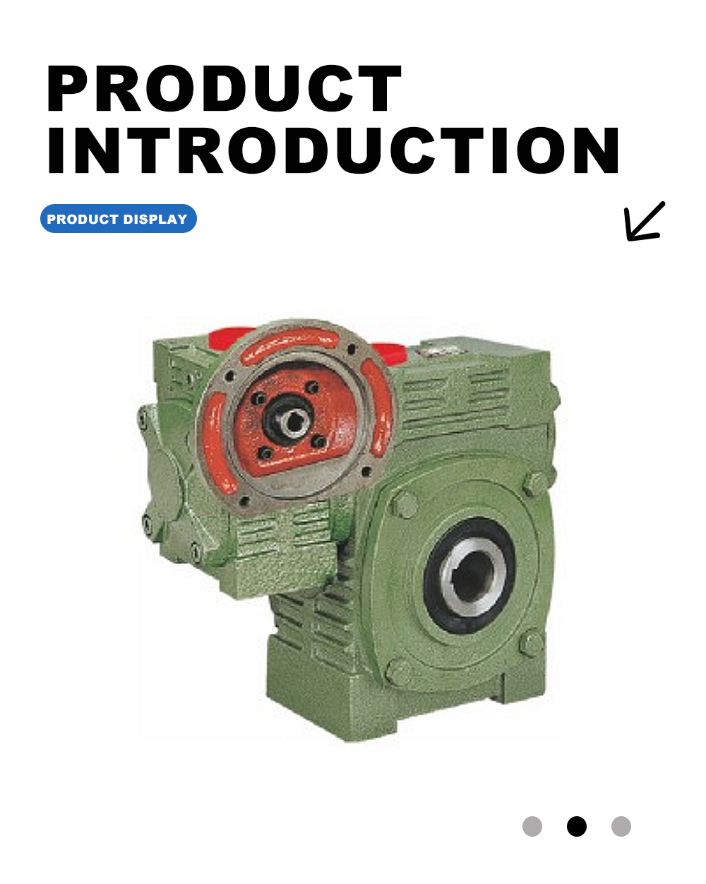 WPWEDK Worm Gear Flange Mount Power Unit X