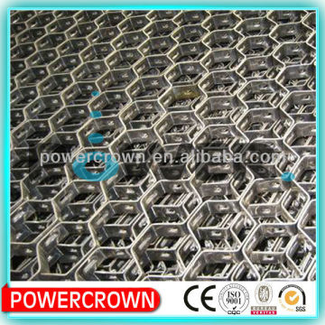 Tortoise shell mesh for irrigate pour cannot shape material/enhance liner material
