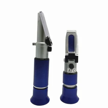 Handheld Refractometer for Antifreeze, Battery, and AdBlue - Check Freezing Concentration with Pure Aluminium