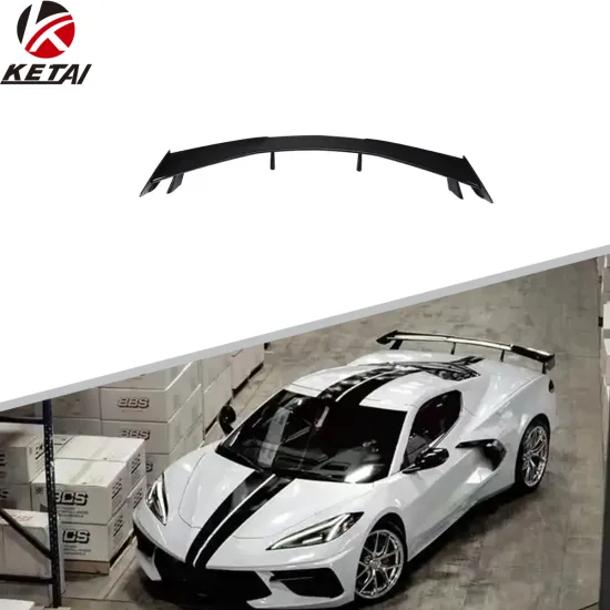 KETAI Style Spoiler HIGH REAR WING For Corvette C8 2020-2023