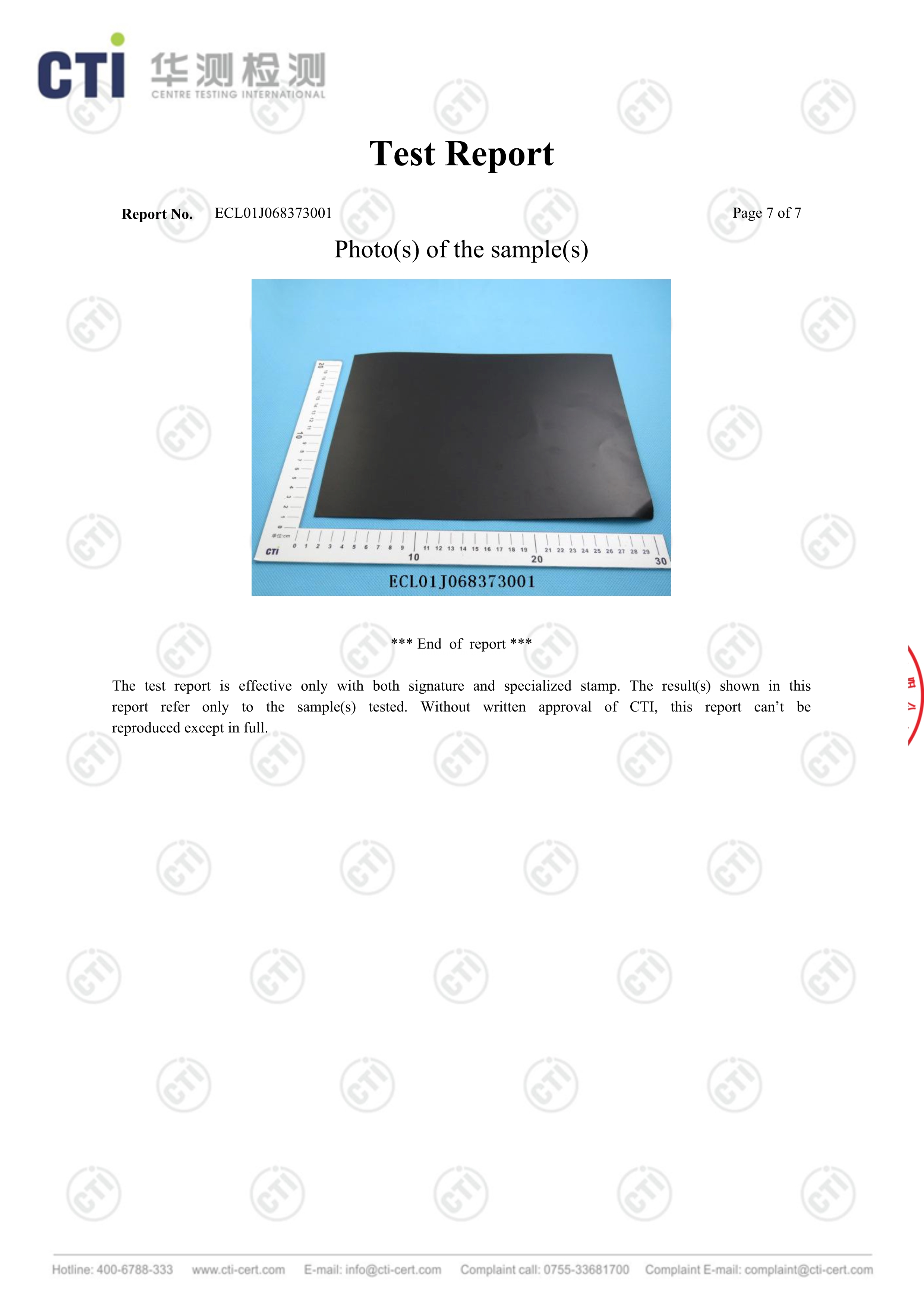 PS Conductive Shee ROHS & Halogen test report 7