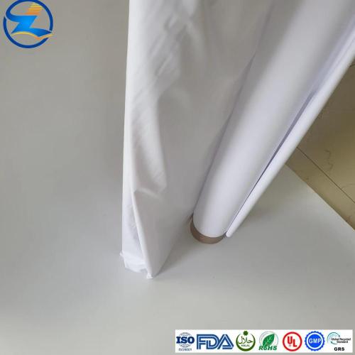 Soft Opaque Ceramic White PVC Films Raw Material