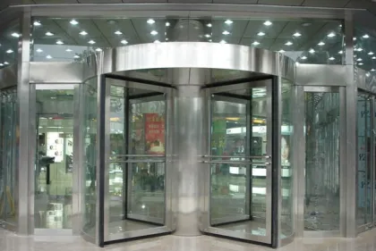 four leaf Revolving Auto Door