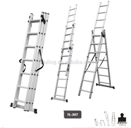 Ladder Triple Rack Aluminium Triple Extension Ladder Combination Ladder For Multipurpose ...
