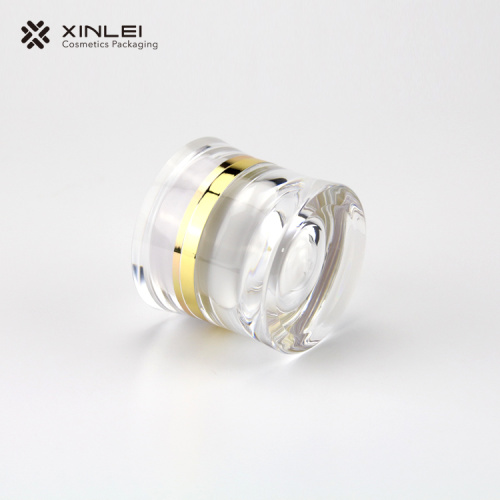 30g white acrylic customizable cosmetic cream bottle