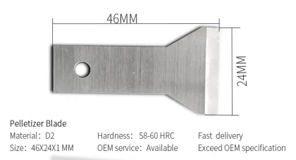 Customized Plastic Grinding Pelletizer Blades and Knives for Erema Plastic Recycling