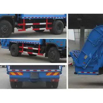 Camion de collecteur d&#39;ordures de Dongfeng 4X2 LHD / RHD 10CBM