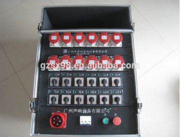 12-way electric hoist motor controller stage truss system