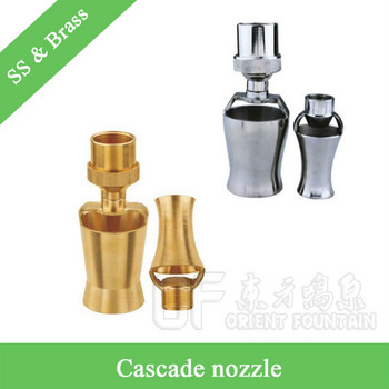 Fountain use nozzle,Cascade nozzle