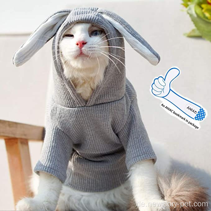 Haustier Hoodie Cat Rabbit Outfit