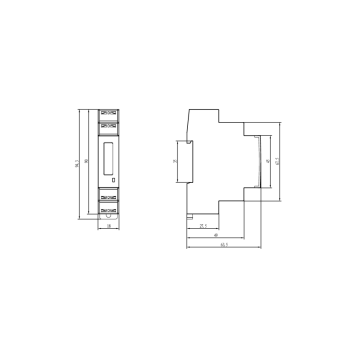 DIN-RAIL Power Supply Mid Geptroval 1P Μετρητής Ενέργειας