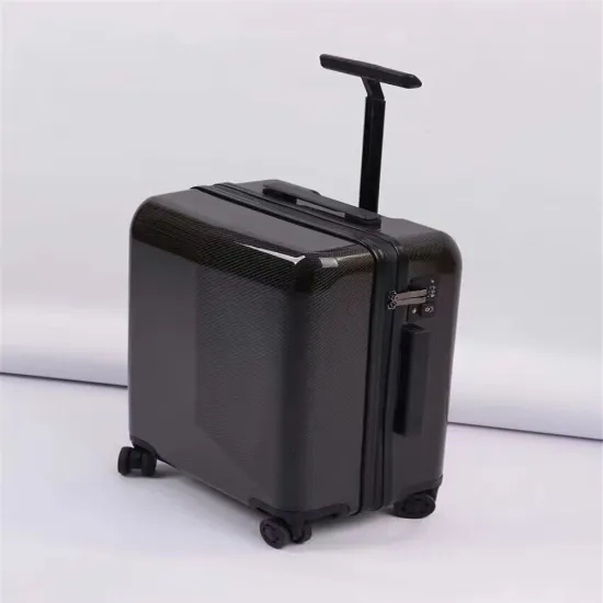 factory custom luxury grade carbon fiber suitcase