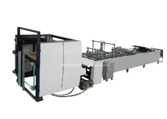 Flat Bottom Kraft Paper Bag Making Machine