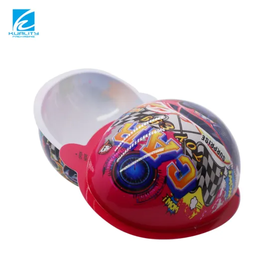 Custom Printed Plastic Shell Thermoforming for Kinder Joy Egg Surprise Chocolate Packaging
