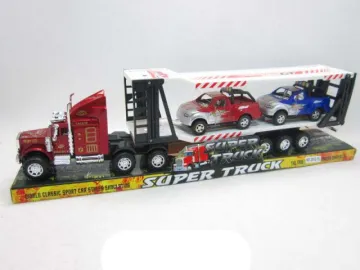FRICTION TRUCK WITH 2PCS TAXI