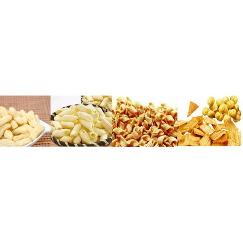 Extrusion puffed corn snack making machine