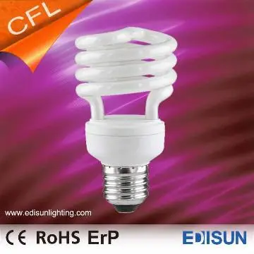 T2 Spiral CFL Bulb Half Spiral 15 W T2 Spiral