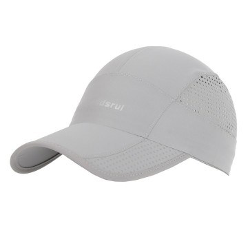 UPF 50+ tappi sportivi a maglie stampati personalizzati con fori di taglio laser per la corsa e il golf