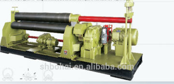 W11 Mekanik 3-Roller simetrik haddeleme makinesi