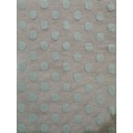 Tissu de polyester imprimé de Shanghai Dot / Tissu Polka Dot