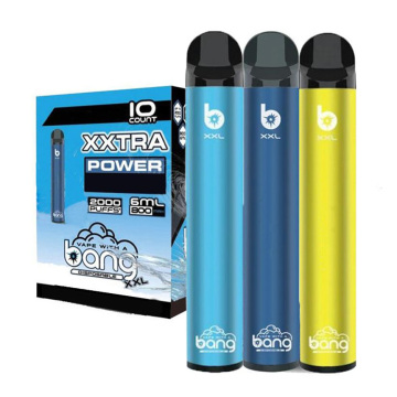 Fábrica al por mayor 2000puffs bang xxl switch sabores vape