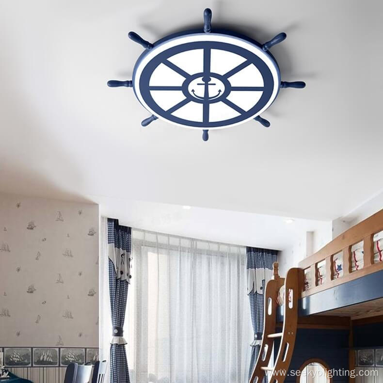 Boat Compass Kids Lamp Children Indoor Ceiling Lamps