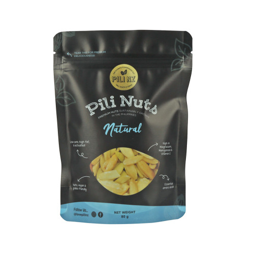 Food Ziplock Kraft Paper Come confezionare Furit secco