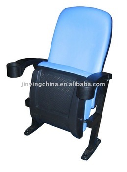 Soft auditorium chair with cup-holder JY-8870
