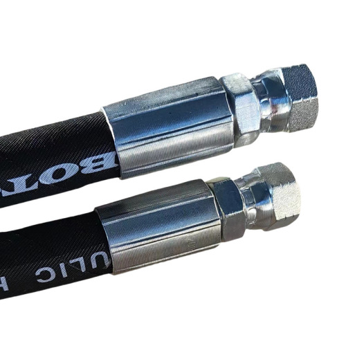 Wire Braided Flexible Hydraulic Hose Assembly