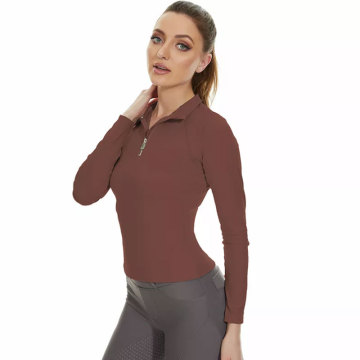 Long Sleeve Equestrian Baes Layer Tops für Frauen