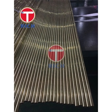 Tubo de aleación de cobre C70400 C70600 para tubos de condensador