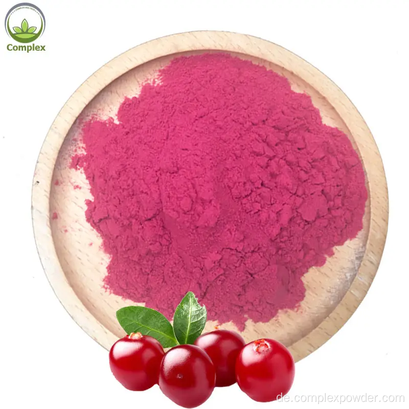 Heißer Verkauf von Cranberry -Obstpulver -Extrakt