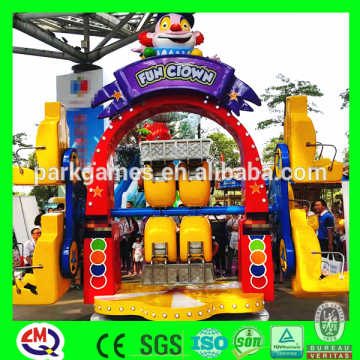 Zhengzhou Amusement rides 10seats chair rides fun clown