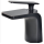 Robinet de lavabo de salle de bain cascade or noir chrome mitigeur de lavabo d&#39;eau froide chaude robinet mitigeur de lavabo monté sur le pont