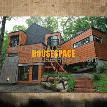 Waterproof Steel Camp Prefab Container House / Holiday Hotel For Mountainous Areas