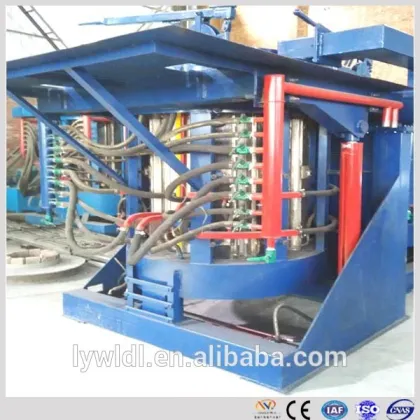 Parallel technology electric tilting crucible lead melting furnace