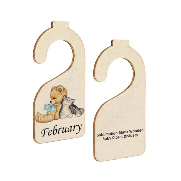 Subbank Wooden Baby Closet Dividers - Nursery Organizer for Infants and Toddlers