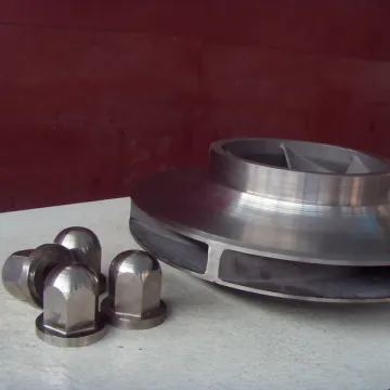 Titanium cap and impeller