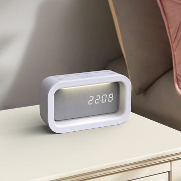 New White Noise Sleeping Alarm Clock with Sunrise Simulation Wake-up Light