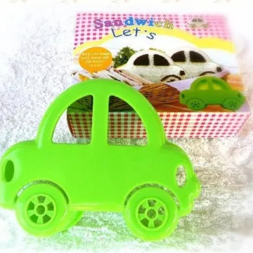 plastic Lovely car Shaped DIY Sandwich Bread Cookie Cake Mould Cutter